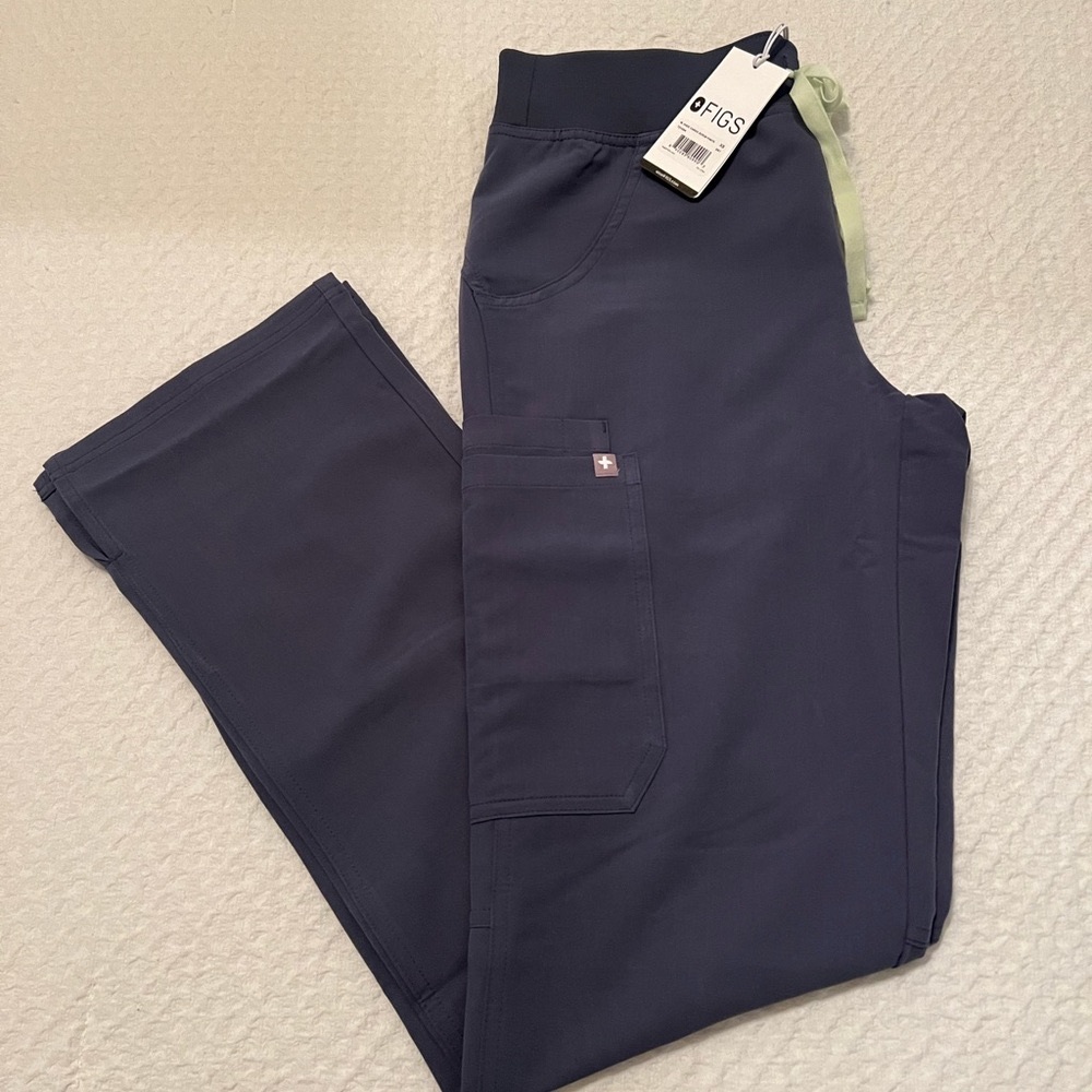 Figs Space Navy Kade Cargo Scrub Pants